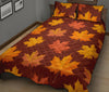 Canada Print Pattern Bed Set Quilt-grizzshop