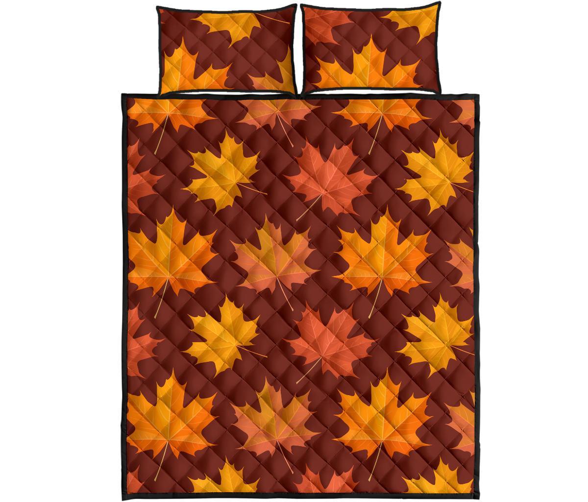 Canada Print Pattern Bed Set Quilt-grizzshop