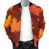 Canada Print Pattern Men's Bomber Jacket-grizzshop