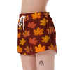 Canada Print Pattern Women's Shorts-grizzshop