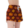 Canada Print Pattern Women's Shorts-grizzshop