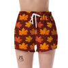 Canada Print Pattern Women's Shorts-grizzshop