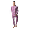 Cancer Awareness Print Pattern Men's Pajamas-grizzshop