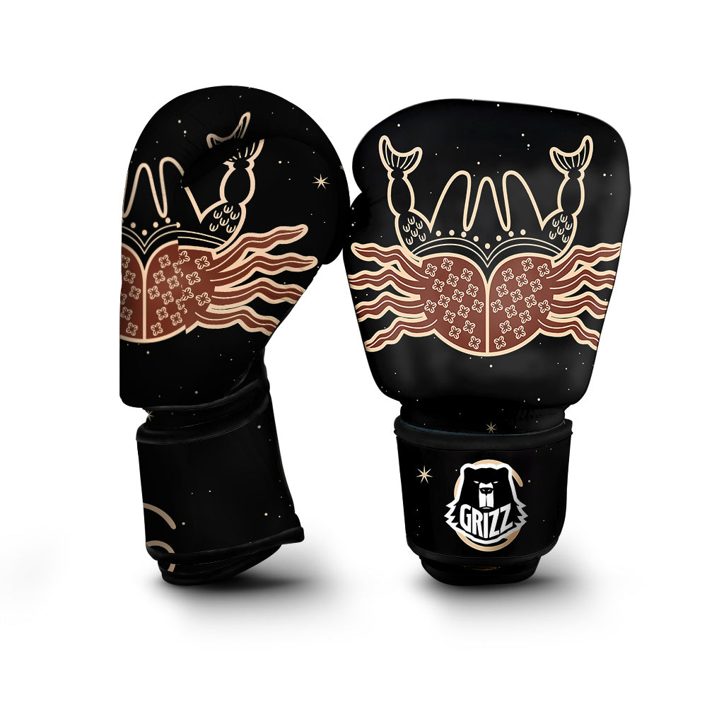 Cancer Constellation Print Boxing Gloves-grizzshop