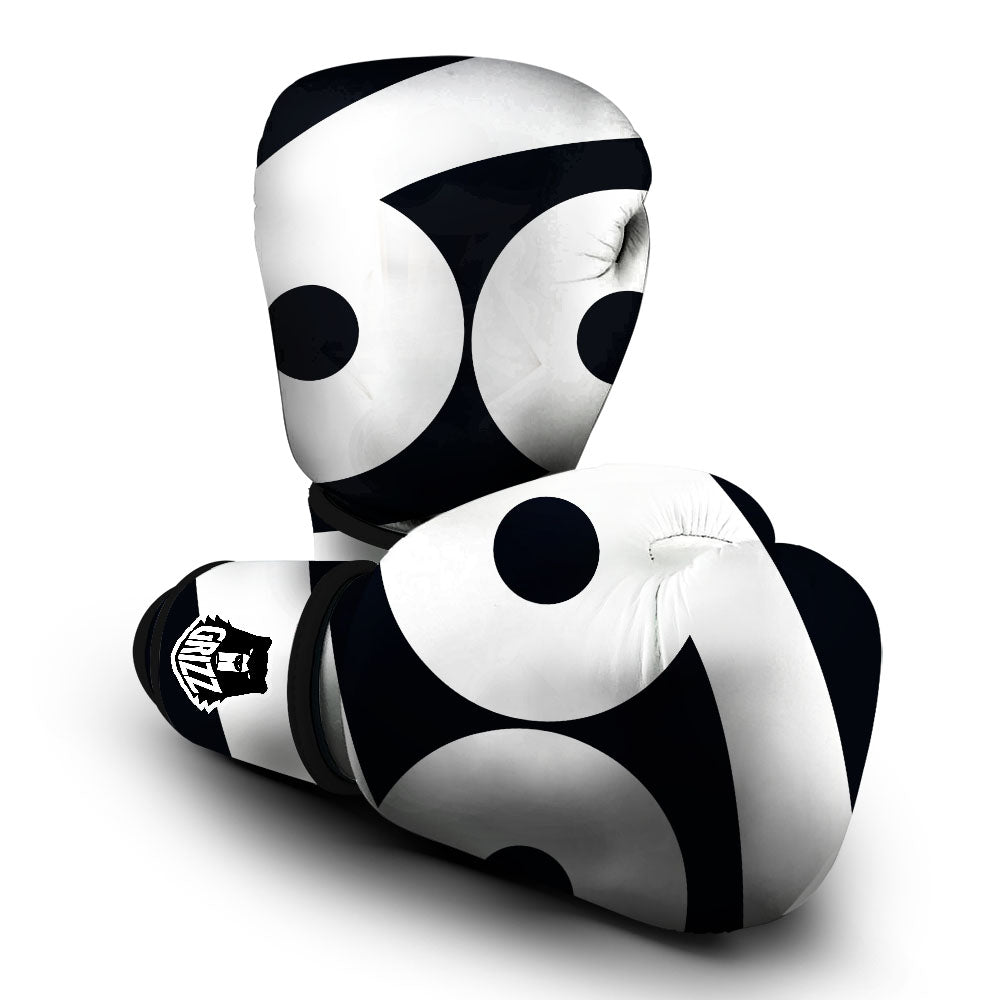 Cancer Sign White And Black Print Boxing Gloves-grizzshop