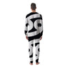 Cancer Sign White And Black Print Men's Pajamas-grizzshop