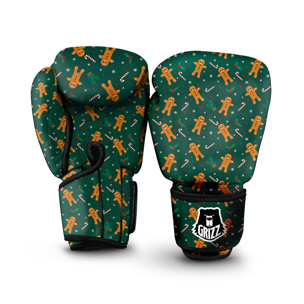 Candy And Christmas Cookie Print Pattern Boxing Gloves-grizzshop