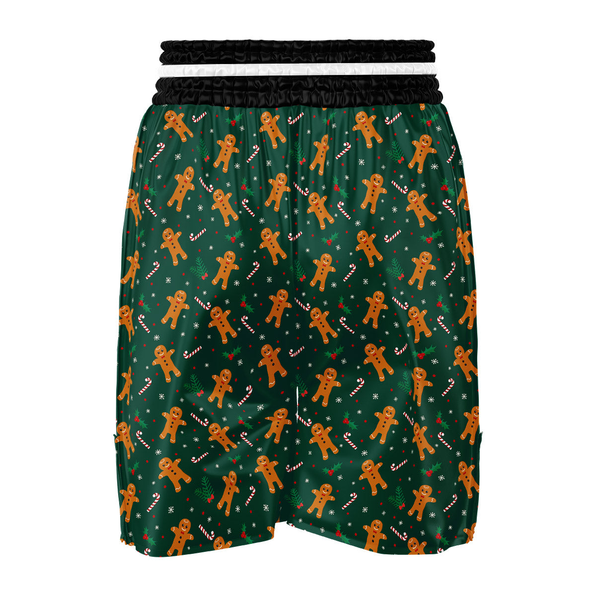 Candy And Christmas Cookie Print Pattern Boxing Shorts-grizzshop