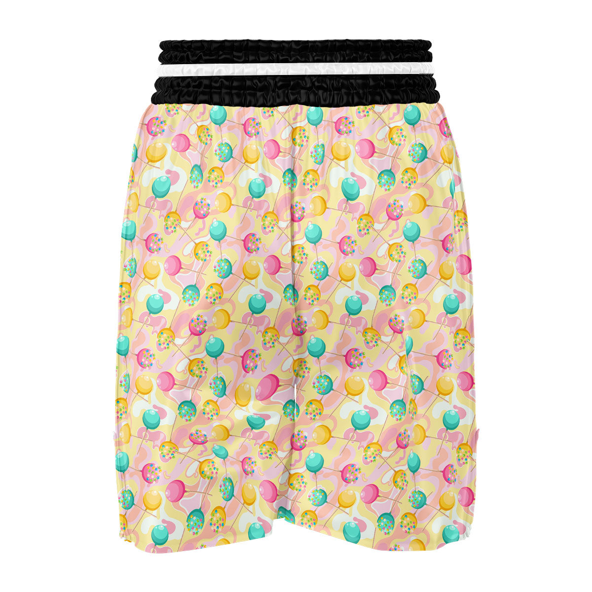 Candy And Colorful Lollipop Print Boxing Shorts-grizzshop
