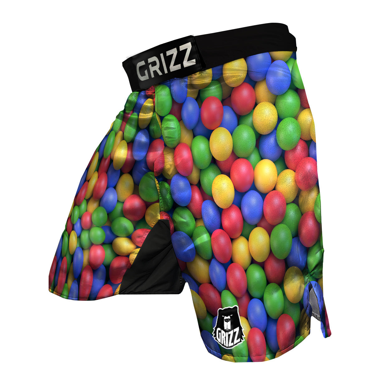 Candy Ball Colorful Print MMA Shorts-grizzshop