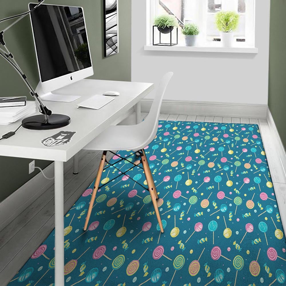 Candy Ball Sweet Print Pattern Floor Mat-grizzshop