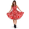 Candy Cane Pattern Print Dress-grizzshop