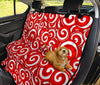 Candy Cane Pattern Print Pet Car Seat Cover-grizzshop