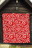 Candy Cane Pattern Print Quilt-grizzshop