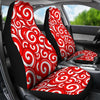 Candy Cane Pattern Print Universal Fit Car Seat Covers-grizzshop