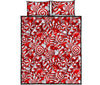 Load image into Gallery viewer, Candy Cane Print Pattern Bed Set Quilt-grizzshop