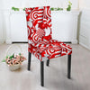 Candy Cane Print Pattern Chair Cover-grizzshop