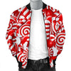 Candy Cane Print Pattern Men's Bomber Jacket-grizzshop