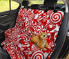 Candy Cane Print Pattern Pet Car Seat Cover-grizzshop