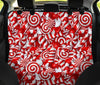 Candy Cane Print Pattern Pet Car Seat Cover-grizzshop