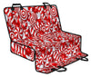 Candy Cane Print Pattern Pet Car Seat Cover-grizzshop