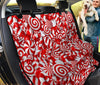Candy Cane Print Pattern Pet Car Seat Cover-grizzshop