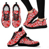 Candy Cane Print Pattern Sneaker Shoes For Men Women-grizzshop