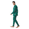 Candy Cane Xmas Print Pattern Men's Pajamas-grizzshop