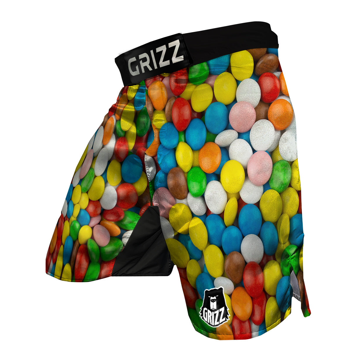 Candy Chocolate Colorful Print MMA Shorts-grizzshop