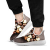 Candy Chocolate Heart Print White Athletic Shoes-grizzshop