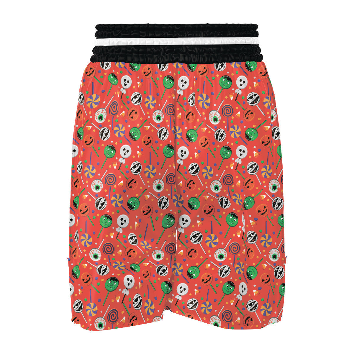 Candy Cute Halloween Print Pattern Boxing Shorts-grizzshop