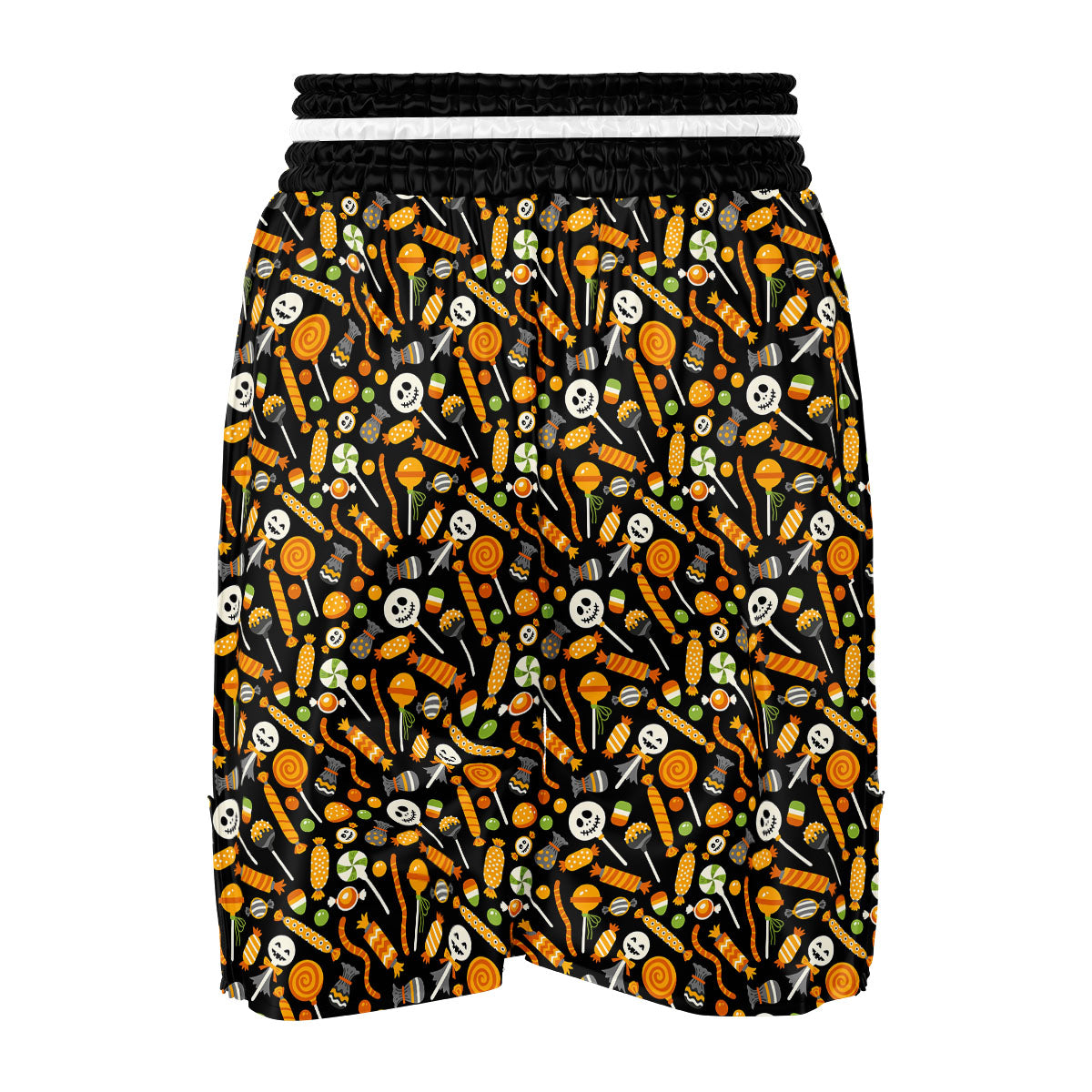 Candy Halloween Print Pattern Boxing Shorts-grizzshop