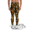 Candy Halloween Print Pattern Men's Leggings-grizzshop