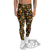 Candy Halloween Print Pattern Men's Leggings-grizzshop