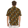 Candy Halloween Print Pattern Men's Short Sleeve Shirts-grizzshop