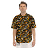 Candy Halloween Print Pattern Men's Short Sleeve Shirts-grizzshop