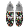 Candy Monsters Halloween Print Pattern White Athletic Shoes-grizzshop