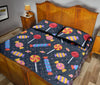 Candy Pattern Print Bed Set Quilt-grizzshop