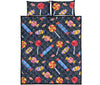 Load image into Gallery viewer, Candy Pattern Print Bed Set Quilt-grizzshop