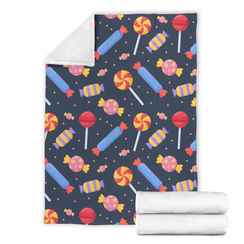 Candy Pattern Print Blanket-grizzshop