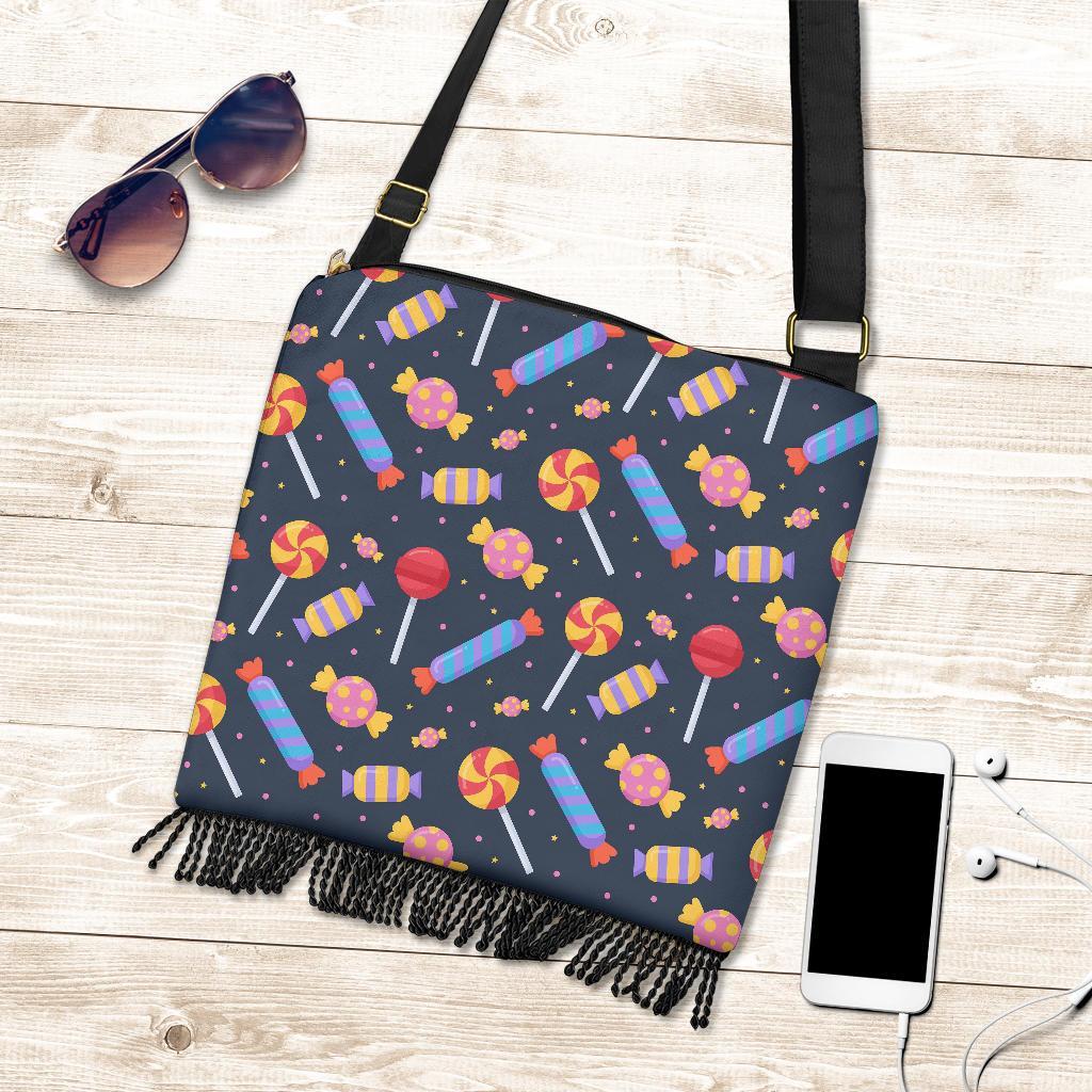 Candy Pattern Print Crossbody bags-grizzshop