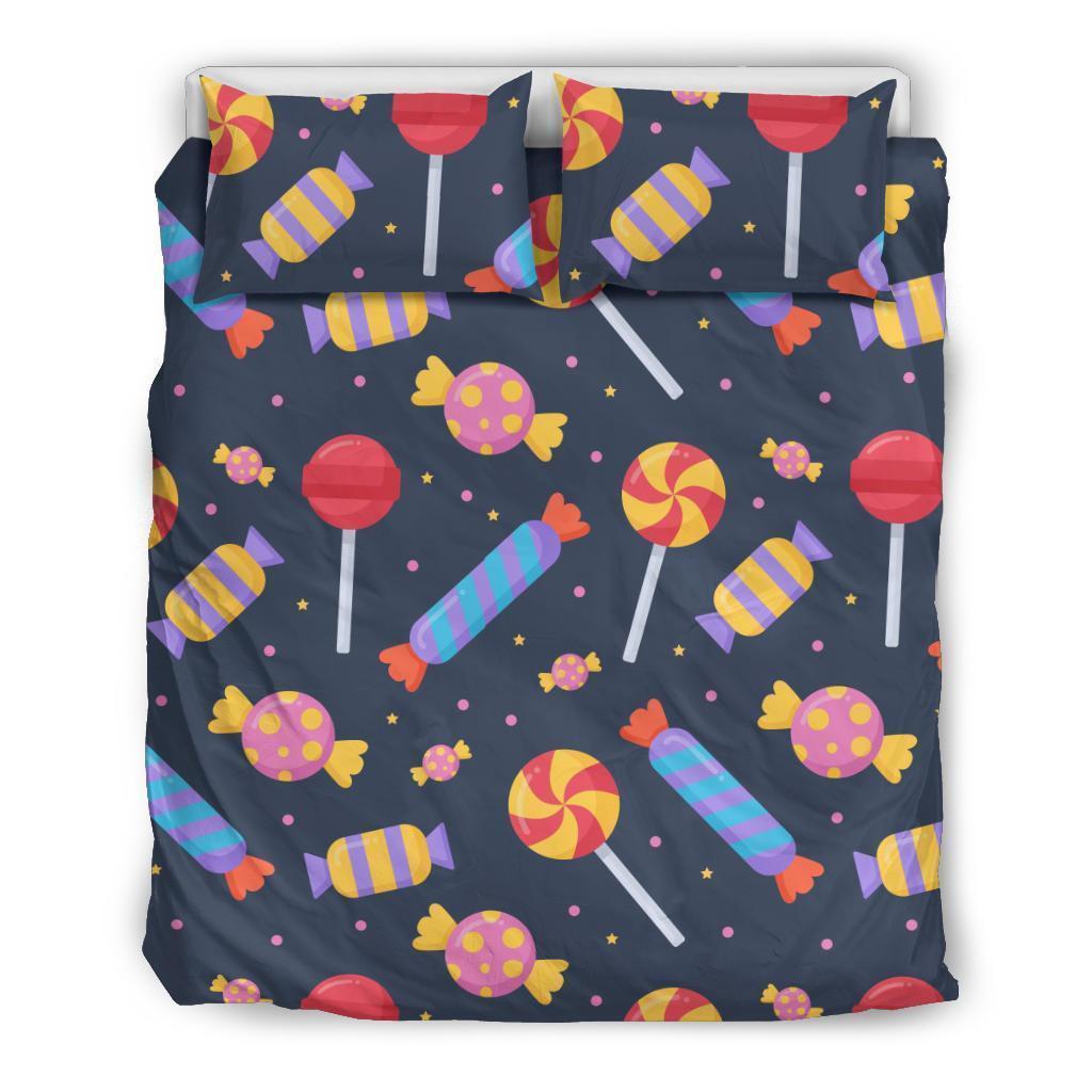 Candy Pattern Print Duvet Cover Bedding Set-grizzshop