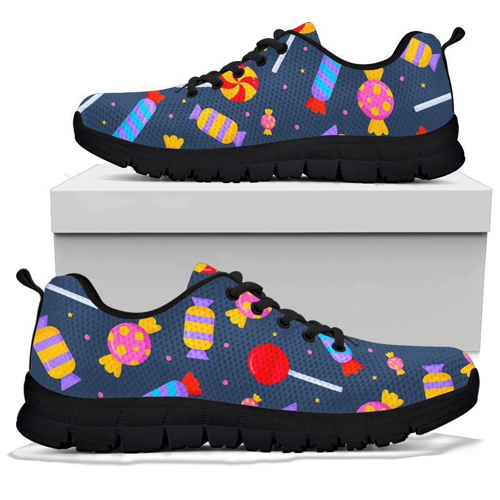 Candy Pattern Print Sneaker Shoes For Men Women-grizzshop