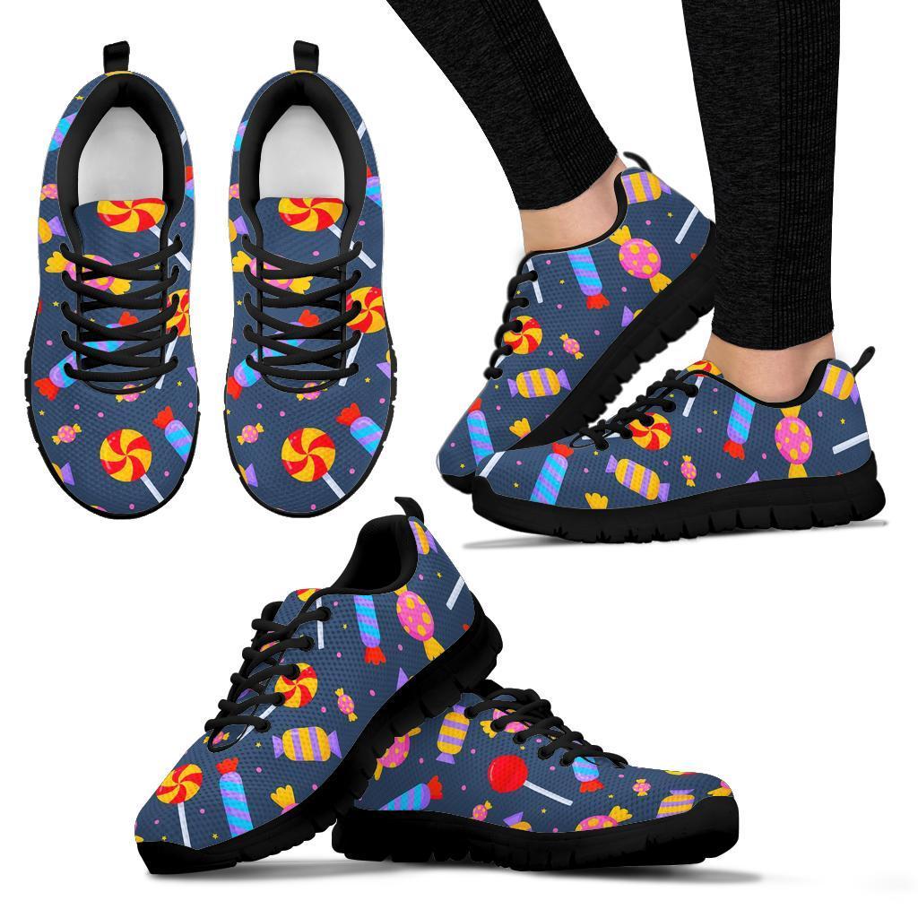 Candy Pattern Print Sneaker Shoes For Men Women-grizzshop