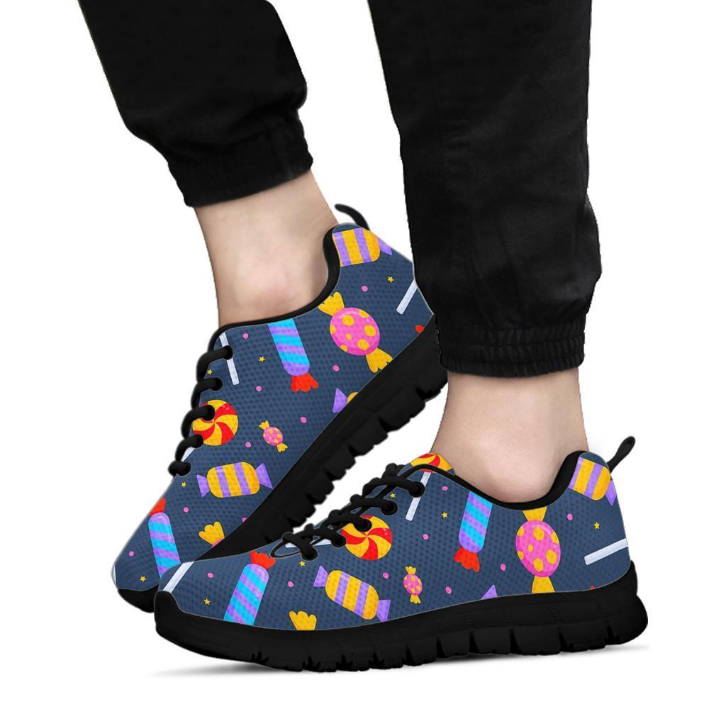 Candy Pattern Print Sneaker Shoes For Men Women-grizzshop