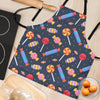 Candy Pattern Print Women's Apron-grizzshop