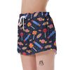 Candy Pattern Print Women's Shorts-grizzshop