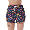 Candy Pattern Print Women's Shorts-grizzshop