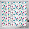 Candy Print Pattern Bathroom Shower Curtain-grizzshop