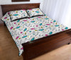 Candy Print Pattern Bed Set Quilt-grizzshop